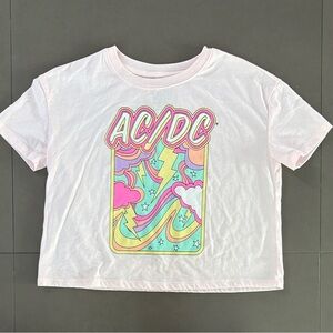 AC/DC Pastel Pink Graphic Tee
